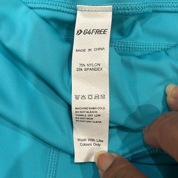 G4 FREE Vibrant Blue Leggings XL - Picture 6 of 7